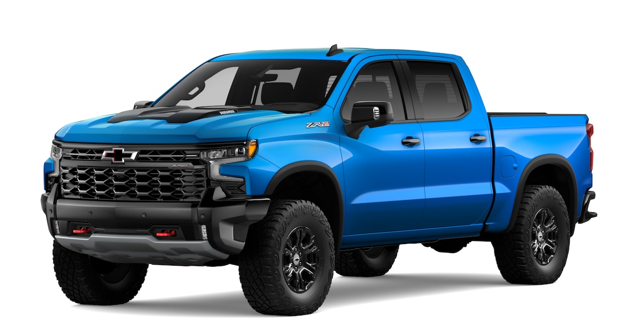 2026 Chevrolet Silverado 1500 in a front three-quarter view