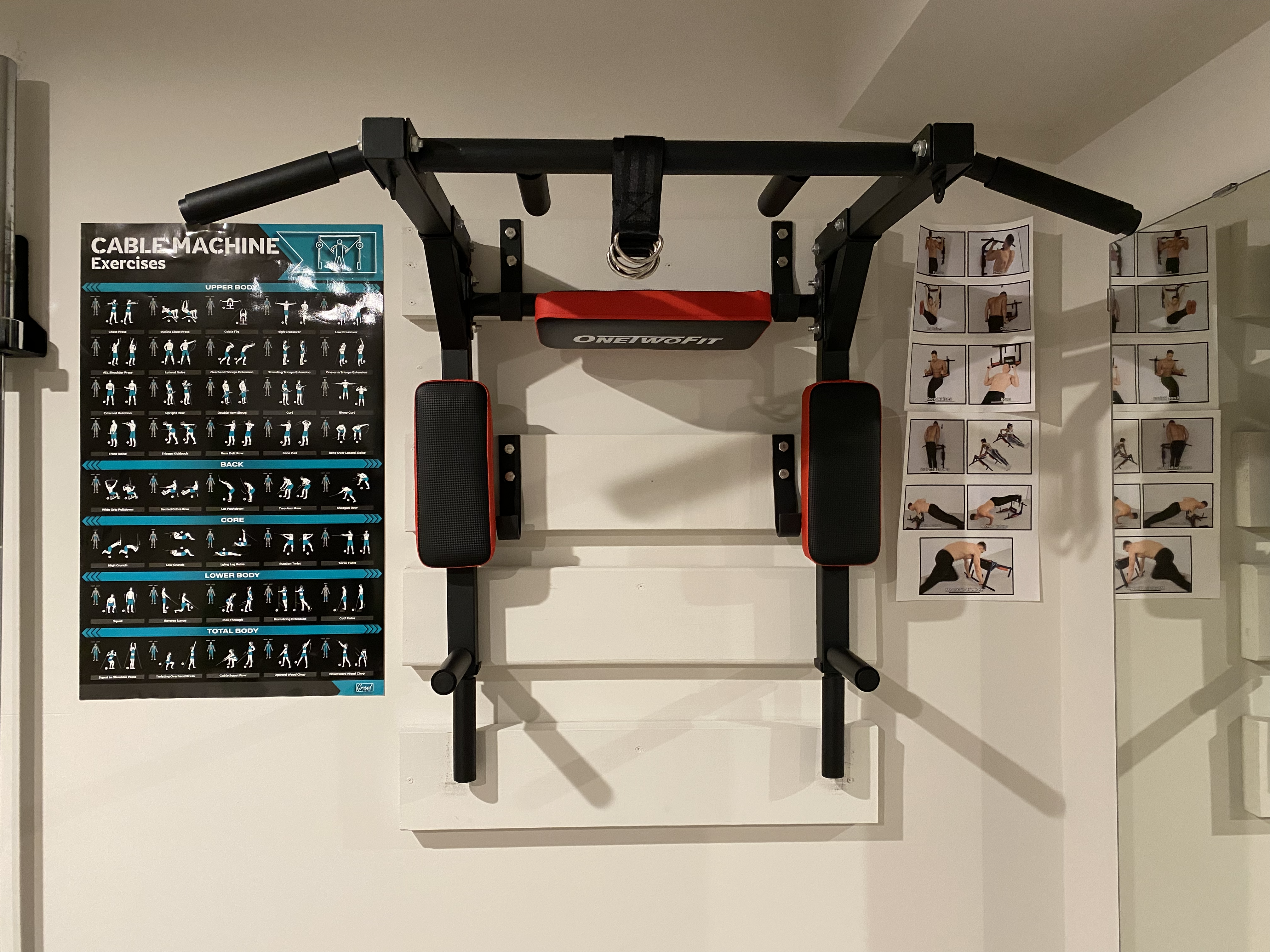 Multifunctional Wall Mounted Pull Up Bar